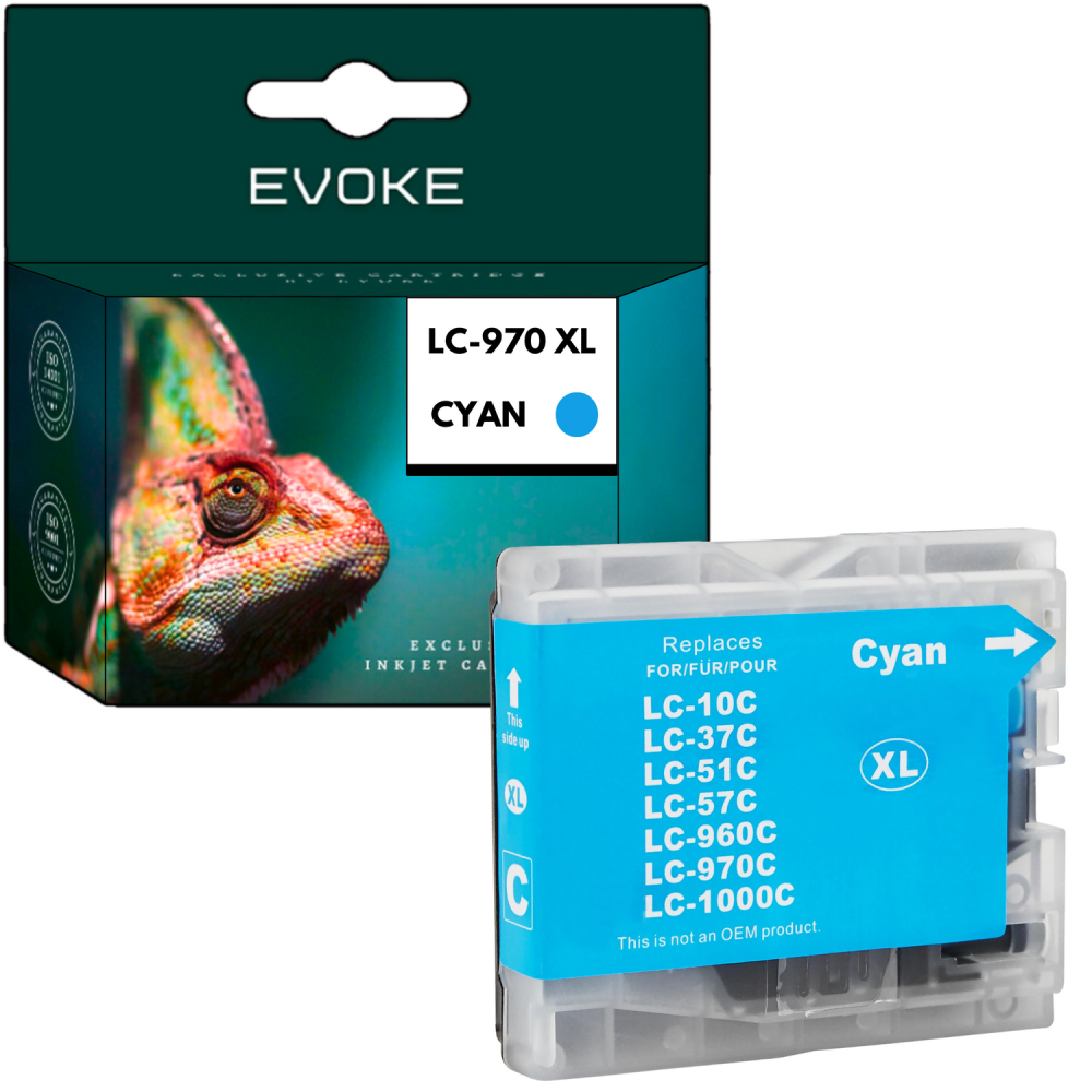 Tusz do drukarki Brother 970C niebieski (cyan) | 36 ml | 950 stron