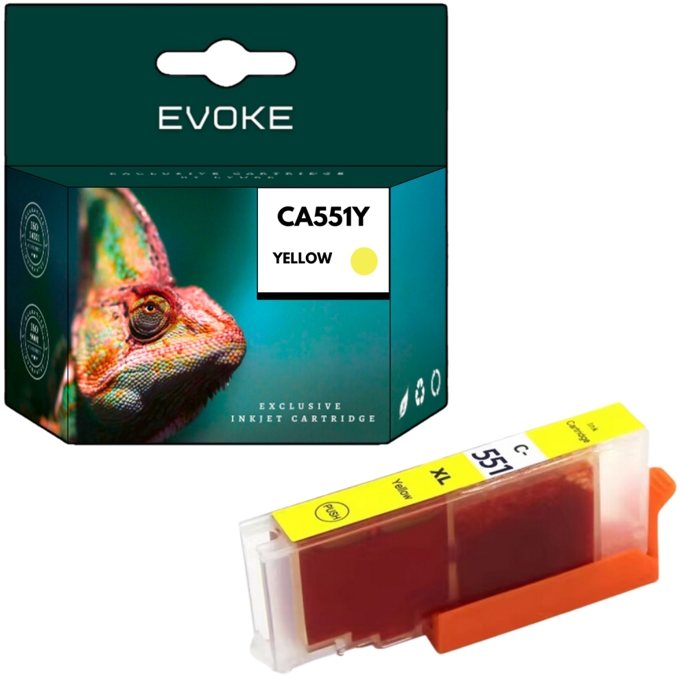 Tusz do drukarki Canon 551Y żółty (yellow) | 12 ml | 760 stron