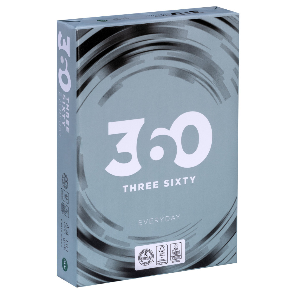 Papier do drukarki 360 EVERYDAY A4 500 arkuszy 80 g/m2