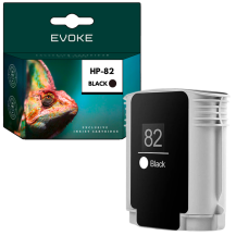 Tusz do HP 82BK czarny (Black) 69 ml | CH565A | DesignJet 500, 510, 800, 800PS, 815, 820, 1100, 2200