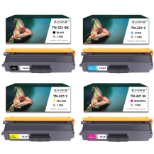 4x toner do drukarki Brother TN-321 | Zestaw CMYK TN321