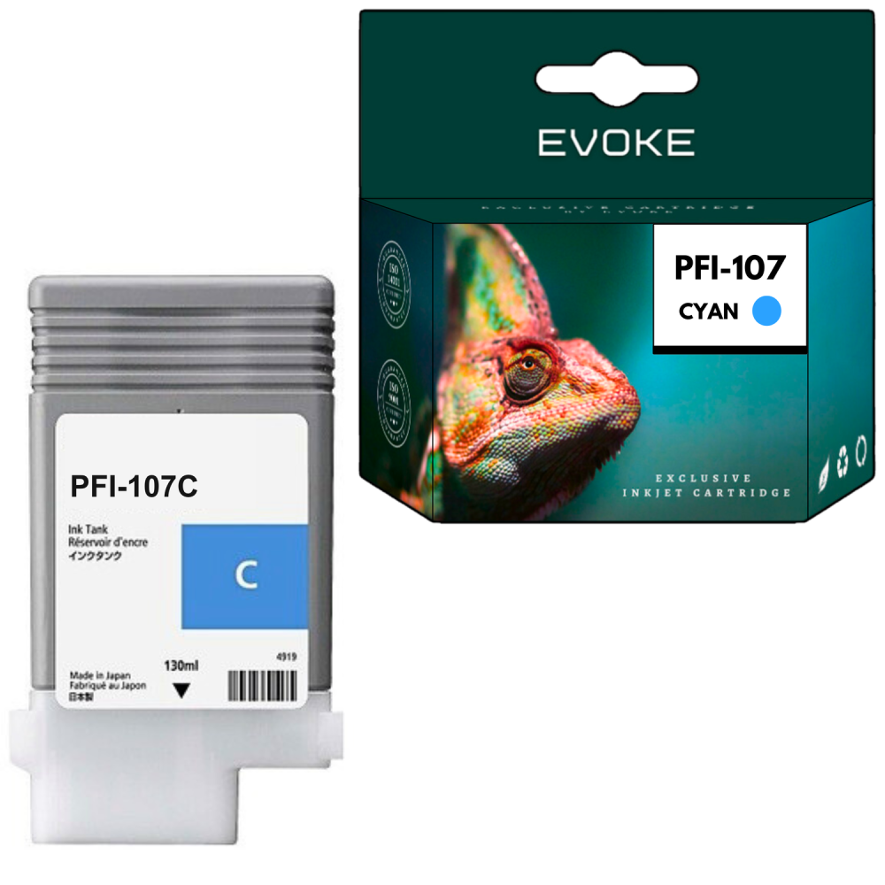 Tusz do Canon PFI-107C cyjan (Cyan) 130 ml | 6706B001 | iPF 680/685/780/785