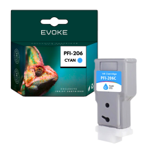 Tusz do Canon PFI-206C cyjan (Cyan) 300 ml | 5304B001 | Canon imagePROGRAF iPF6400, iPF6400 Series, iPF6400S, iPF6400SE, iPF6450