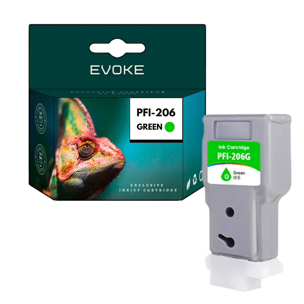 Tusz do Canon PFI-206G zielony (Green) 300 ml | 5310B001