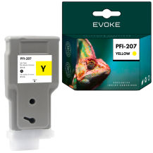 Tusz do Canon PFI-207Y żółty (Yellow) 300 ml | 8792B001 | Canon imagePROGRAF iPF680, iPF680 Series, iPF685, iPF780, iPF785