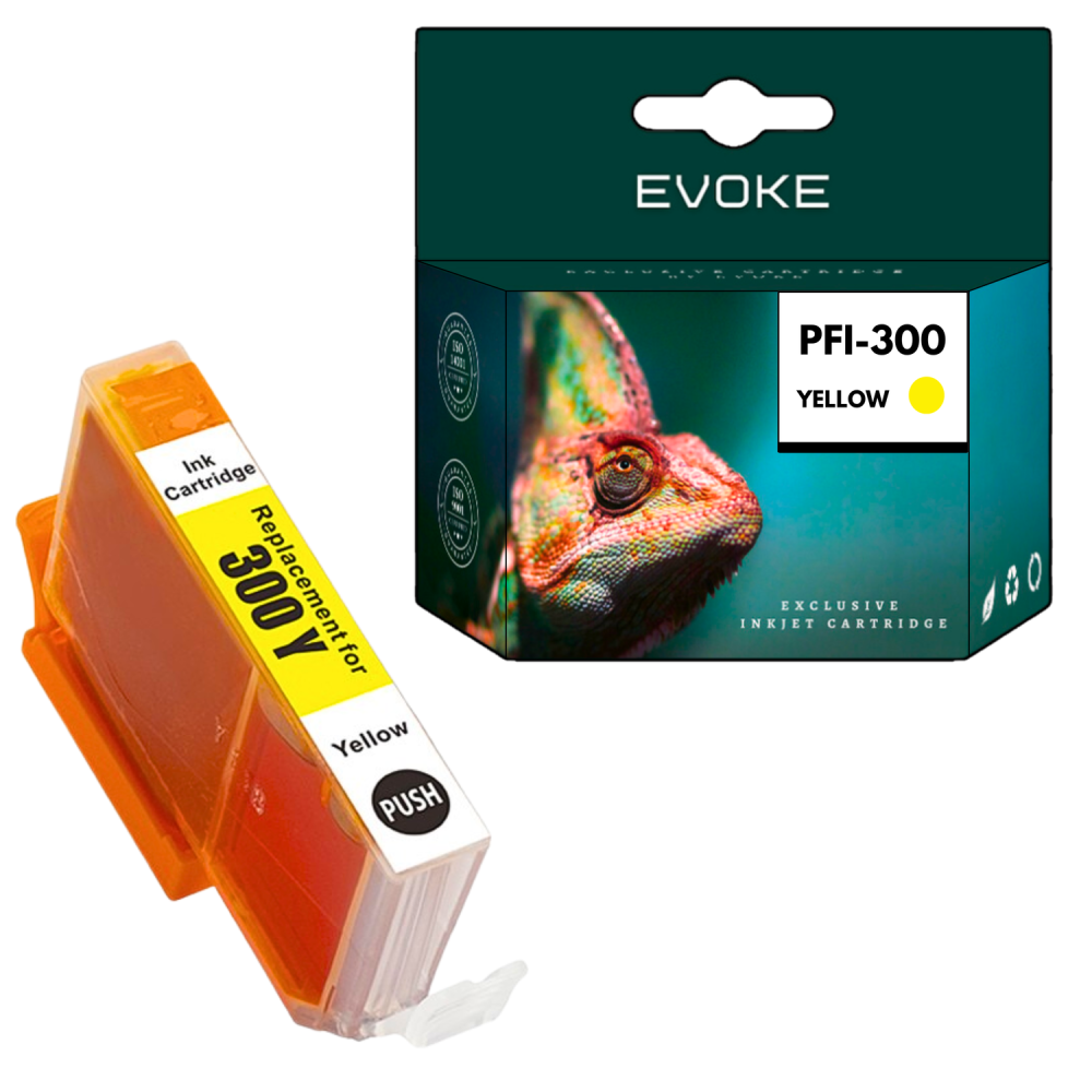 Tusz do Canon PFI-300Y żółty (Yellow) 14,4 ml | 4196C001 | imagePROGRAF PRO-300