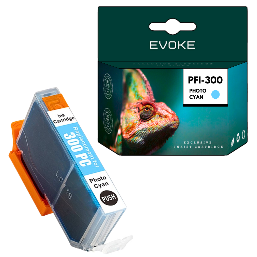 Tusz do Canon PFI-300PC foto cyjan (Photo Cyan) 14,4 ml | 4197C001 | imagePROGRAF PRO-300