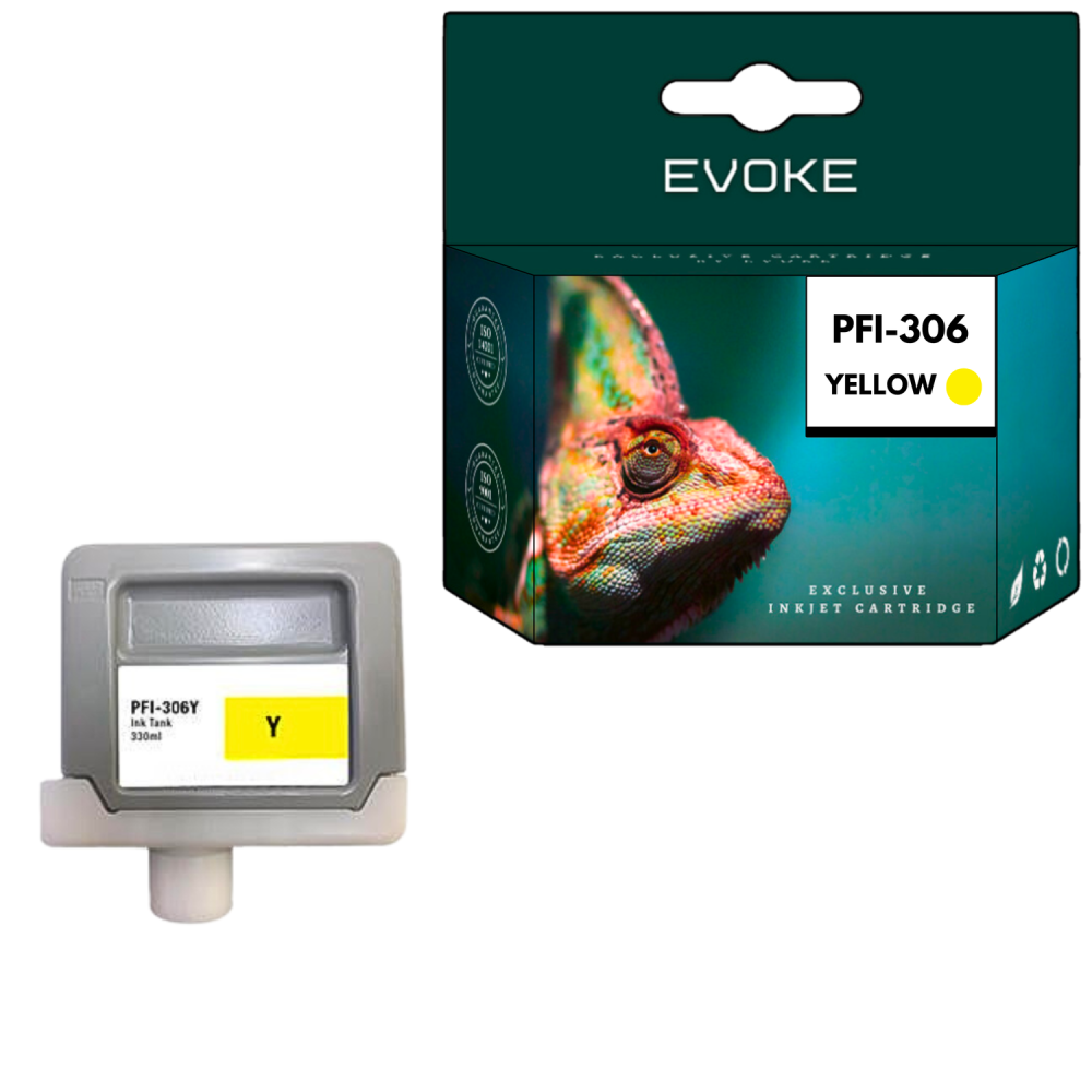 Tusz do Canon PFI-306Y żółty (Yellow) 330 ml | 6660B001