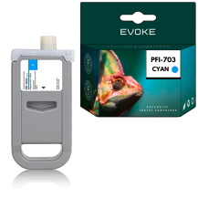 Tusz do Canon PFI-703C cyjan (Cyan) 700 ml | 2964B001AA | iPF810 iPF820 iPF815 iPF825