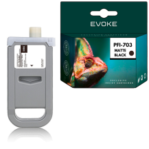 Tusz do Canon PFI-703MBK czarny matowy (Matte Black) 700 ml | 2962B001AA | iPF810 iPF820 iPF815 iPF825