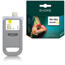 Tusz do Canon PFI-703Y żółty (Yellow) 700 ml | 2966B001AA | iPF810 iPF820 iPF815 iPF825