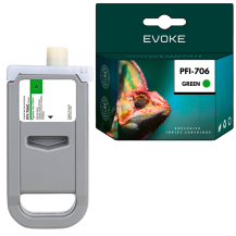 Tusz do Canon PFI-706G zielony (Green) 700 ml | 6688B001