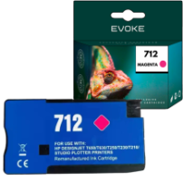 Tusz do drukarki HP 712 czerwony | 29 ml | 3ED68A