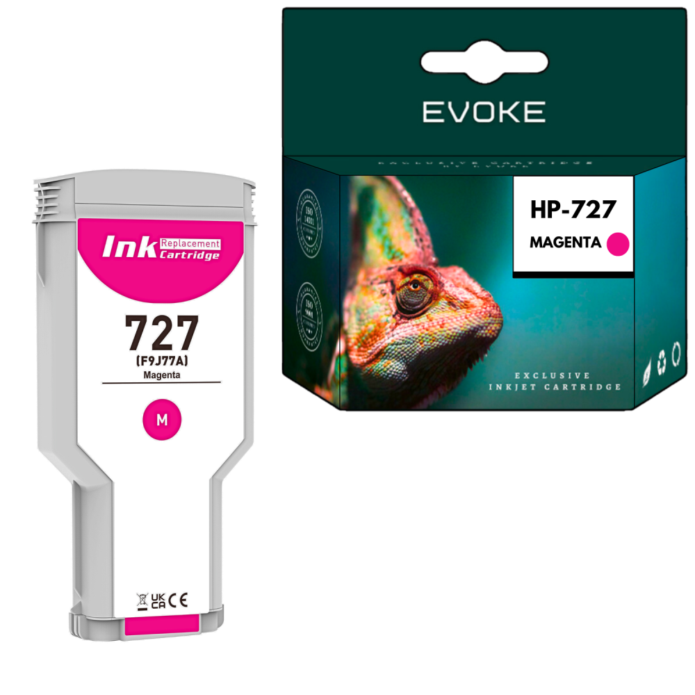 Tusz do HP 727M magenta (Magenta) 300 ml | F9J77A | T920 T930 T1500 T1530 T2500 T2530