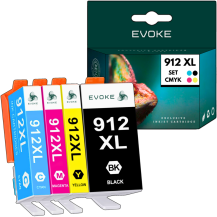 4x Tusz do drukarki HP 912 XL | czarny + komplet kolorów