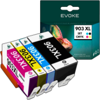 4x Tusz do drukarki HP 903 XL | czarny + komplet kolorów