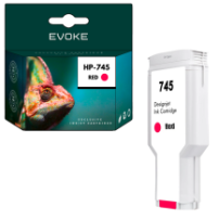 Tusz do HP 745CR czerwony chromatyczny (Chromatic Red) 300 ml | F9K06A |