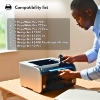 Tusz do HP 772PBK czarny fotograficzny (Photo Black) 300 ml | CN633A | Z5200 Z5200ps Z5400ps