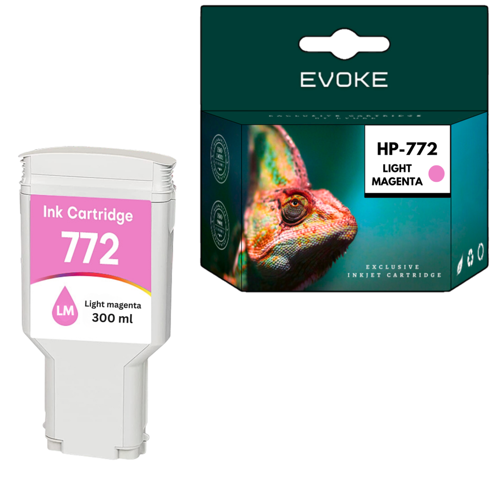 Tusz do HP 772LM jasny magenta (Light Magenta) 300 ml | CN631A | Z5200 Z5200ps Z5400ps