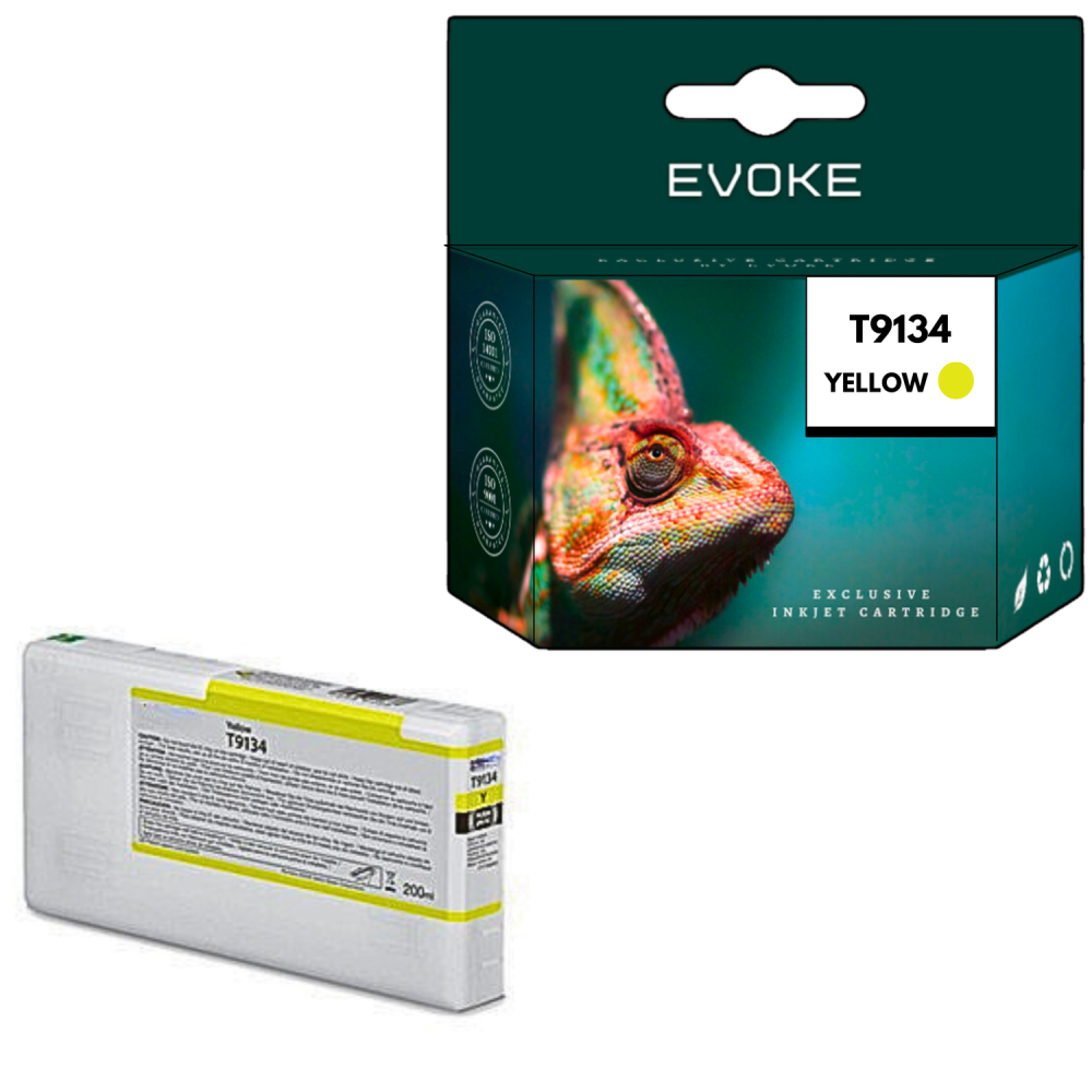 Tusz do Epson T9134Y żółty (Yellow) 200 ml | C13T913400 | SC-P5000SE SC-P5000V_CE SC-P5000SE_SP SC-P5000V_CE_SP