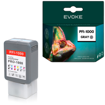Tusz do Canon PFI-1000GY szary (Gray) 80 ml | 0552C001 | Canon imagePROGRAF PRO-1000