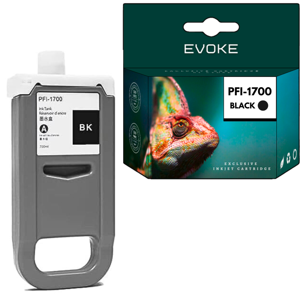 Tusz do Canon PFI-1700PBK czarny fotograficzny (Photo Black) 700 ml | 0775C001