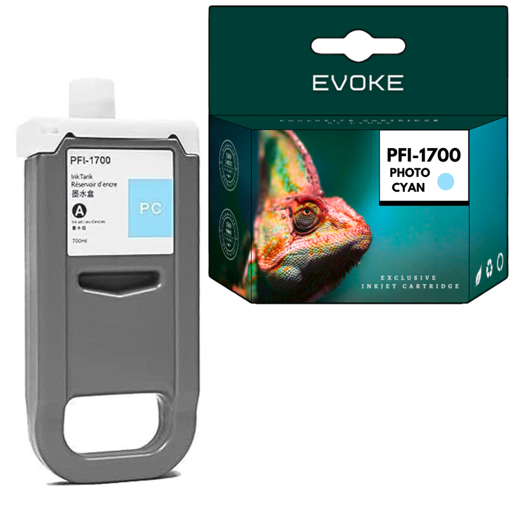 Tusz do Canon PFI-1700PC foto cyjan (Photo Cyan) 700 ml | 0779C001