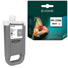 Tusz do Canon PFI-2700GY szary (Gray) 700 ml | 5292C001 | PRO-2600 PRO-4600 PRO-6600 GP-2600S GP-4600S GP-6600S