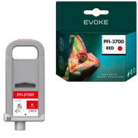 Tusz do Canon PFI-3700R czerwony (Red) 700 ml | 4277C001 | PRO-2600 PRO-4600 PRO-6600 GP-2600S GP-4600S GP-6600S