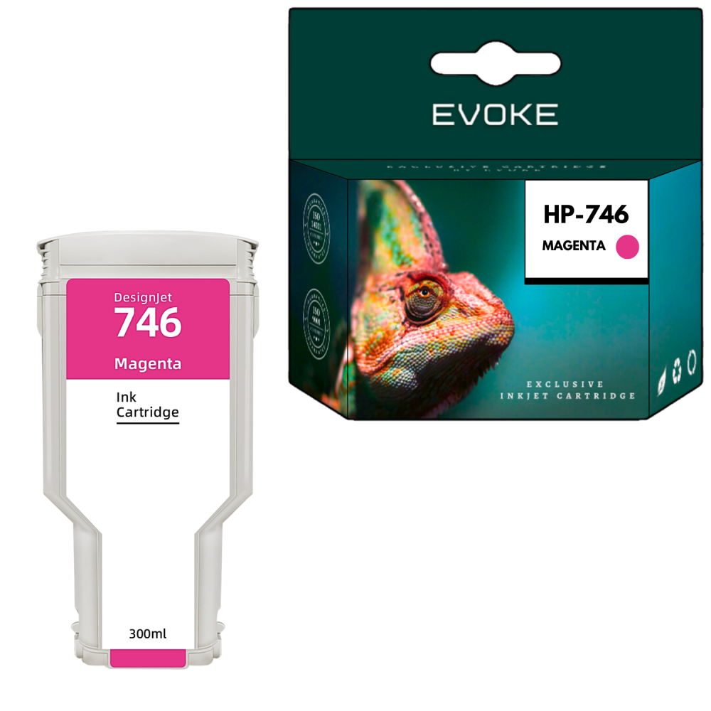 Tusz do HP 746/747M magenta (Magenta) 300 ml | P2V78A | DesignJet Z6 DesignJet Z9