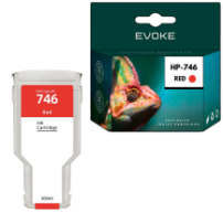 Tusz do HP 746/747CR czerwony chromatyczny (Chromatic Red) 300 ml | P2V81A | DesignJet Z6 DesignJet Z9