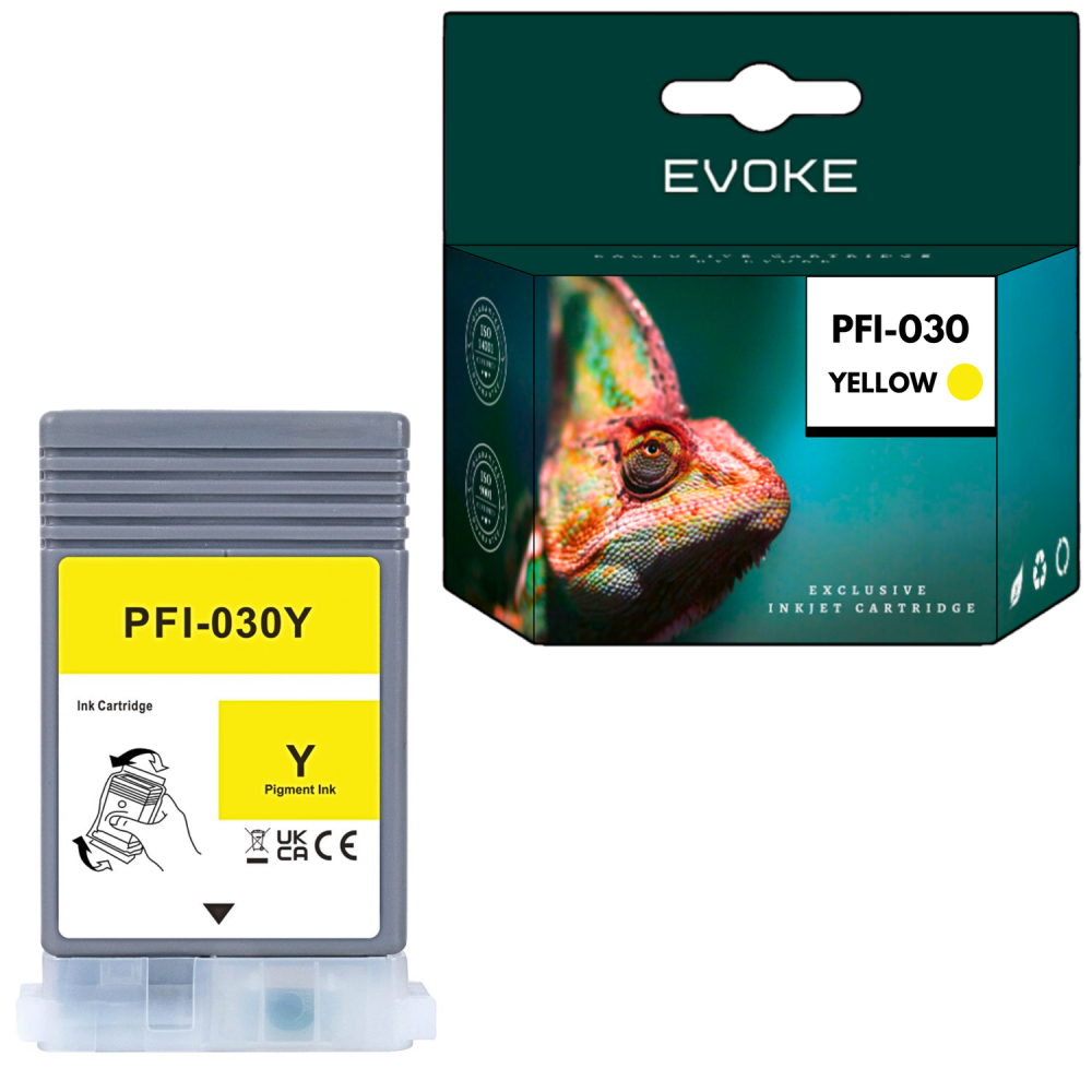 Tusz do Canon PFI-030Y żółty (Yellow) 55 ml | 3492C001 | TA-20 TA-30 TM-240 TM-340