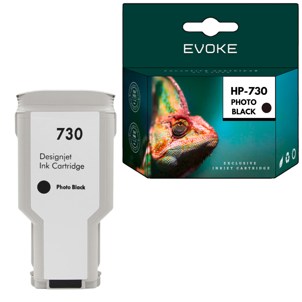 Tusz do HP 730/731PBK czarny fotograficzny (Photo Black) 300 ml | P2V73A | DesignJet T1600, T1700, T2600, T940