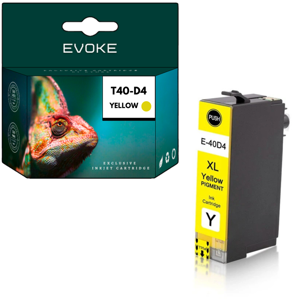 Tusz do Epson T40D4 Y żółty (Yellow) 60 ml | C13T40D400 | SC-T2100 SC-T3100 N/M SC-T5100 N/M