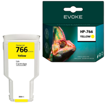 Tusz do HP 766Y żółty (Yellow) 300 ml | P2V91A | DesignJet XL 3600 | 3600dr MFP