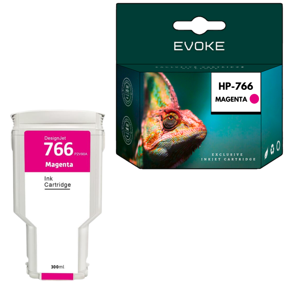 Tusz do HP 766M magenta (Magenta) 300 ml | P2V90A | DesignJet XL 3600 | 3600dr MFP