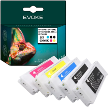 5x Tusz do drukarki Epson czarny + zestaw kolorów T6941 T6942 T6943 T6944 T6945