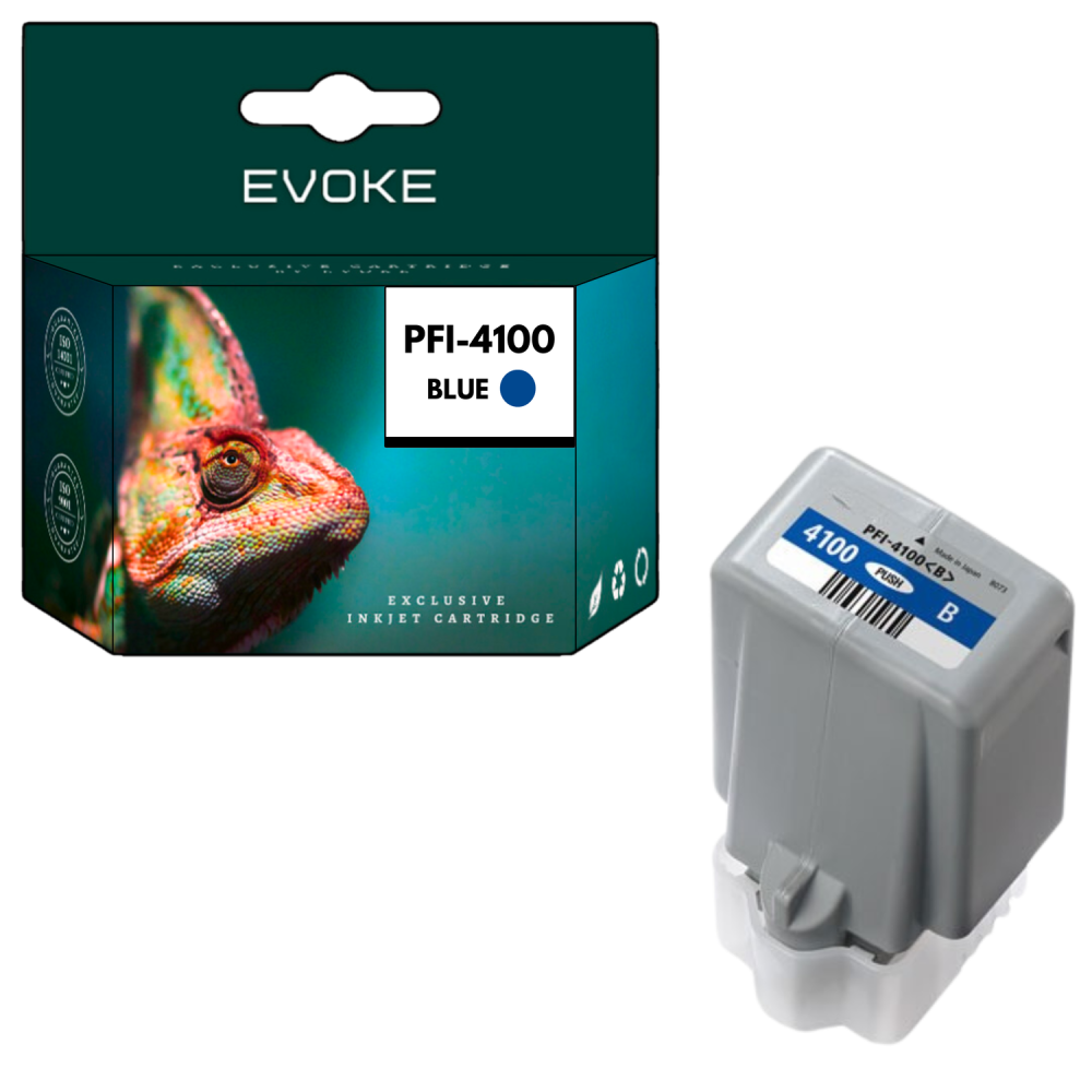 Tusz do Canon PFI-4100B niebieski (Blue) 80 ml | 6786C001 | imageProGRAF Pro-1100