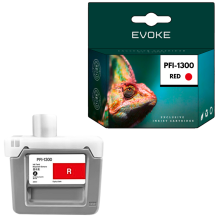 Tusz do Canon PFI-1300R czerwony (Red) 330 ml | 0819C001 | imageProGRAF PRO 2000 2100 4000 4000s 4100 4100s 6000 6000s 6100