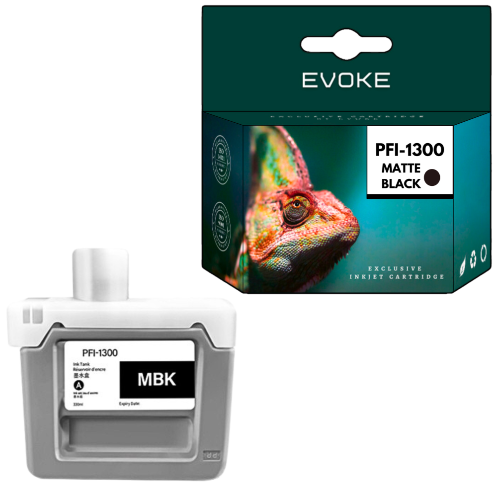 Tusz do Canon PFI-1300MBK czarny matowy (Matte Black) 330 ml | 0810C001 | imageProGRAF PRO 2000 2100 4000 4100 6000 6100
