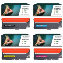 4x toner do drukarki HP 117A | Zestaw CMYK W2070A - W2073A