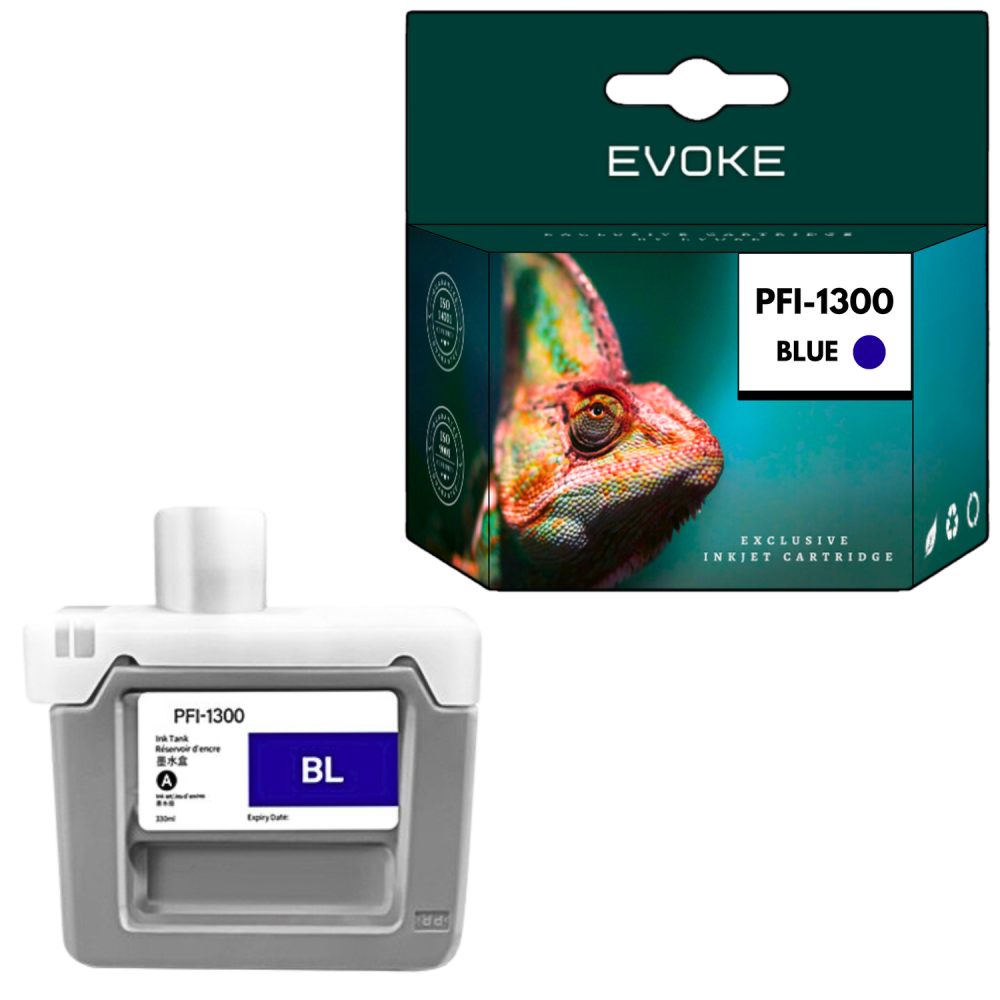 Tusz do Canon PFI-1300B niebieski (Blue) 330 ml | 0820C001 | imageProGRAF PRO 2000 2100 4000 4100 6000 6100