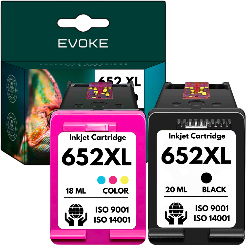 Komplet tuszy do HP 652 czarny kolor 2280 stron