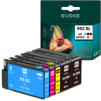 Tusz do drukarki HP 953 XL | 2x czarny + 3 x kolor CMY | NOWA AKTUALIZACJA