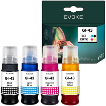 4x Tusz do drukarki Canon Pixma GI43 | Zestaw 4x 60ml | Pixma G540 G640