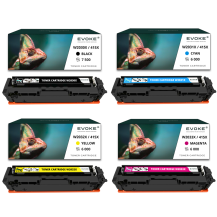 4x toner do drukarki HP 415X BEZ CHIPA | Zestaw CMYK W2030X - W2033X