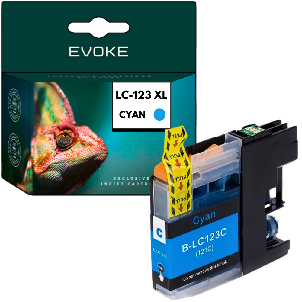 Tusz do drukarki Brother 123XC niebieski (cyan) | 10 ml | 600 stron | LC123C