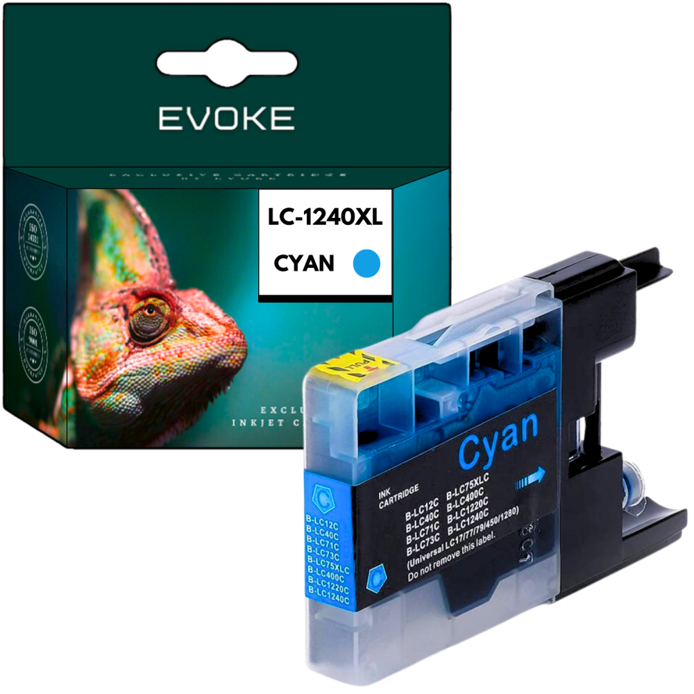 Tusz do drukarki Brother 1240XC niebieski (cyan) | 10 ml | 180 stron