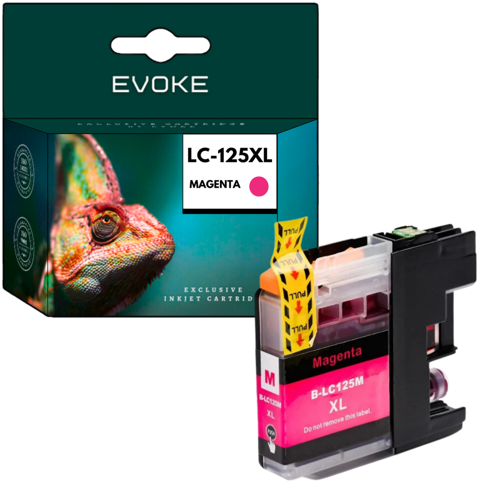 Tusz do drukarki Brother 125XM czerwony (magenta) | 15 ml | 1200 stron