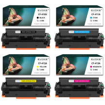 4x toner do drukarki HP CF410X - CF413X | CRG046H Zestaw CMYK